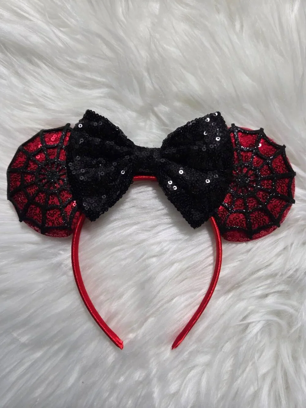 Spiderman Web Minnie Ears